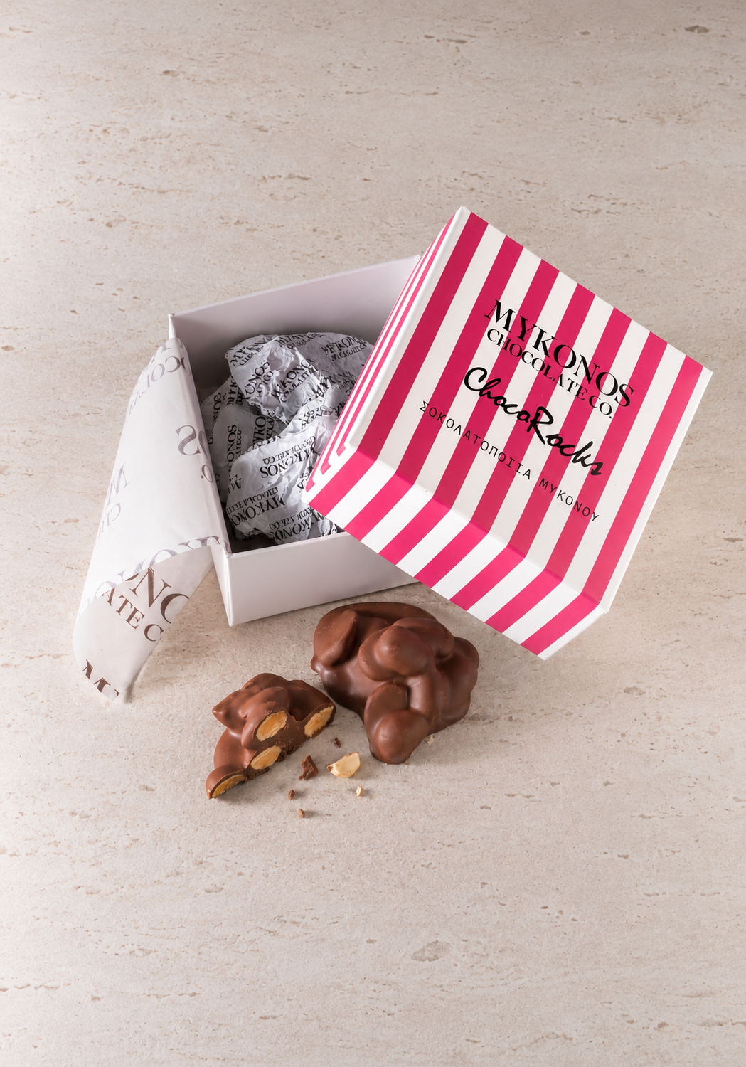 ChocoRocks MILK CHOCOLATE & ROASTED ALMONDS 150g